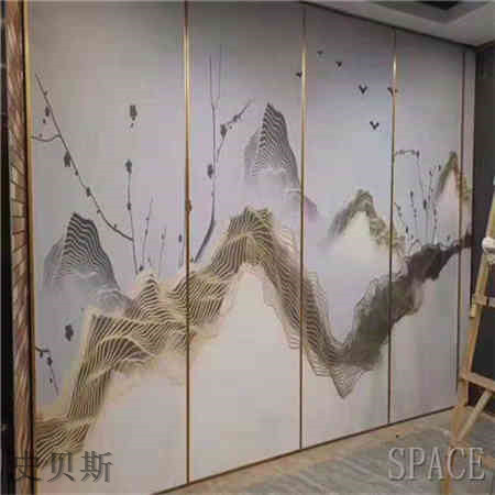 兴庆酒店隔断,兴庆移动隔断铝外框.jpg